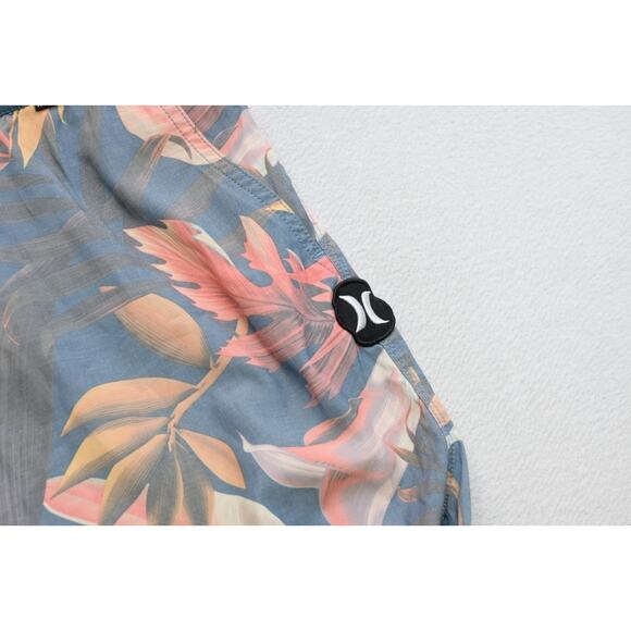 Hurley Board Shorts Floral Water Swim Trunks Surf Mens Size 32 - Picture 2 of 8